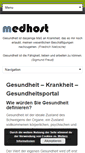 Mobile Screenshot of medhost.de