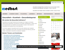 Tablet Screenshot of medhost.de