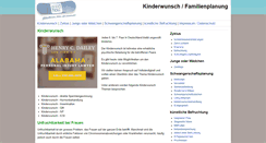 Desktop Screenshot of kinderwunsch.medhost.de