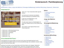 Tablet Screenshot of kinderwunsch.medhost.de